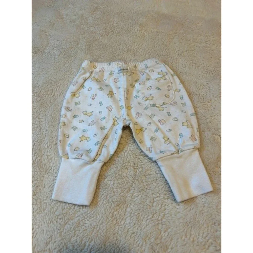 Vintage Carter's Child of Mine Newborn Nursery Print Pants